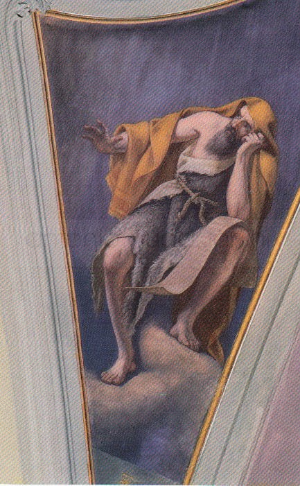 Un profeta - 1871-72 -. affresco - chiesa della Trasfigurazione di N.S.G.C. - Breno (BS)